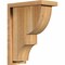 Ekena Millwork Ridgewood Rough Sawn Corbel w/Backplate, Western Red Cedar, 6"W x 12"D x 16"H COR06X12X16RID01RWR - alternate 1